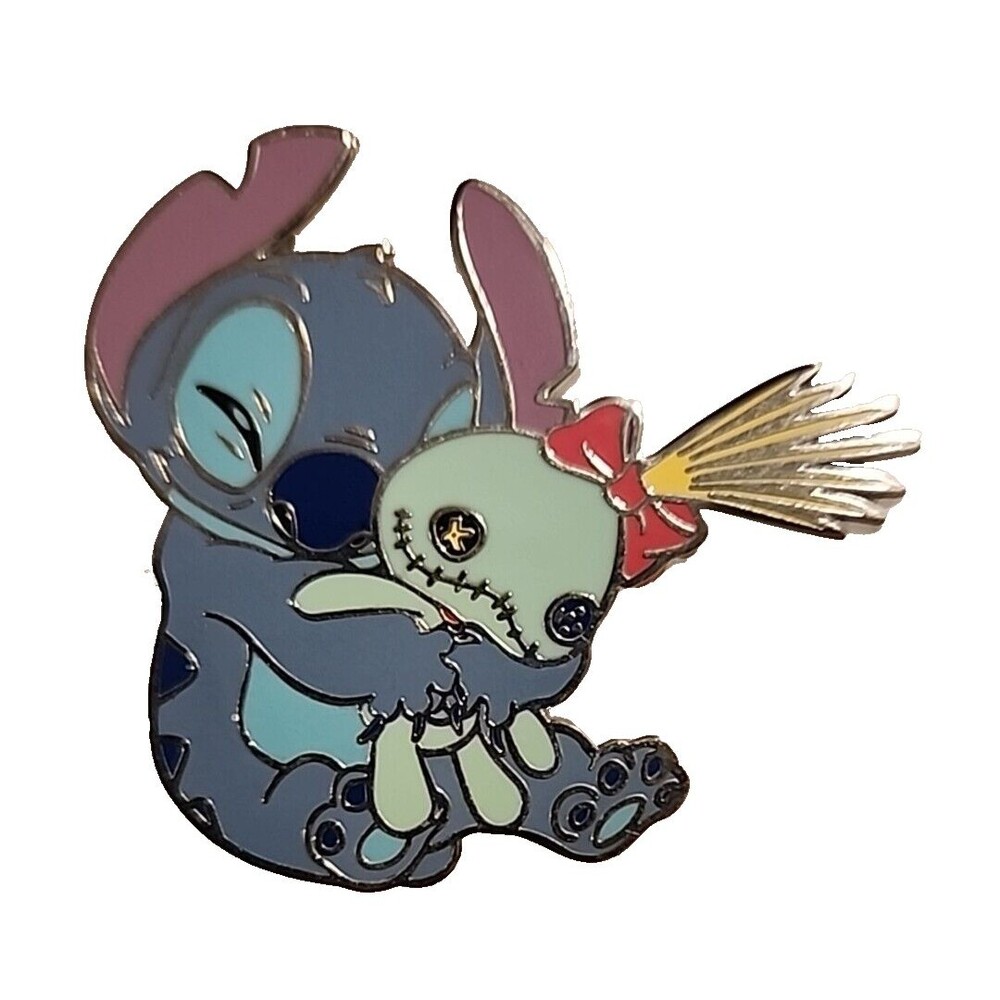Disney Pin STITCH HUGGING SCRUMP DISNEYLAND PARIS DLP AP Artist Proof 00000 - Picture 1 of 4
